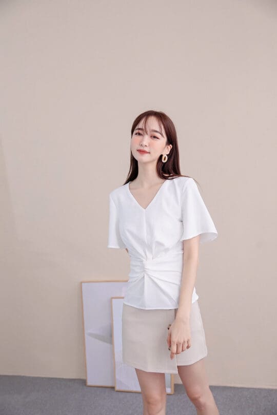 Twist Top in White