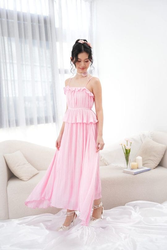 Liloo Maxi Dress in Pink