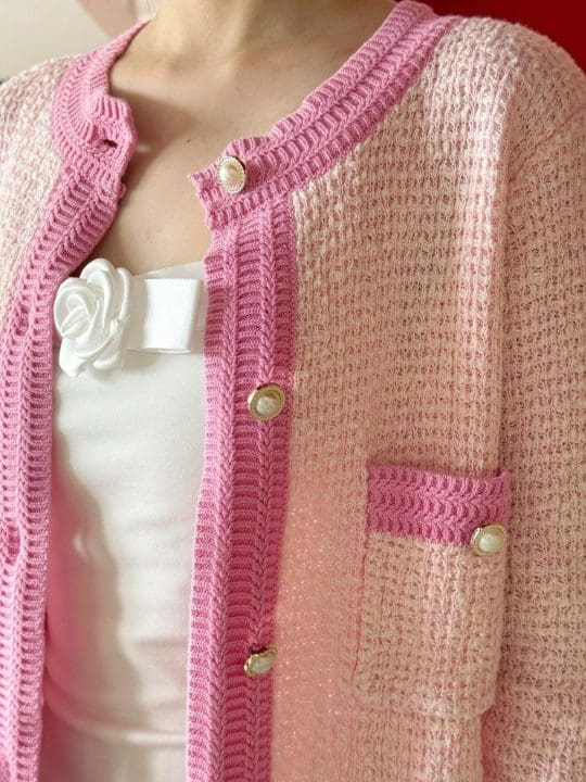 Sugar Cardigan in Pink