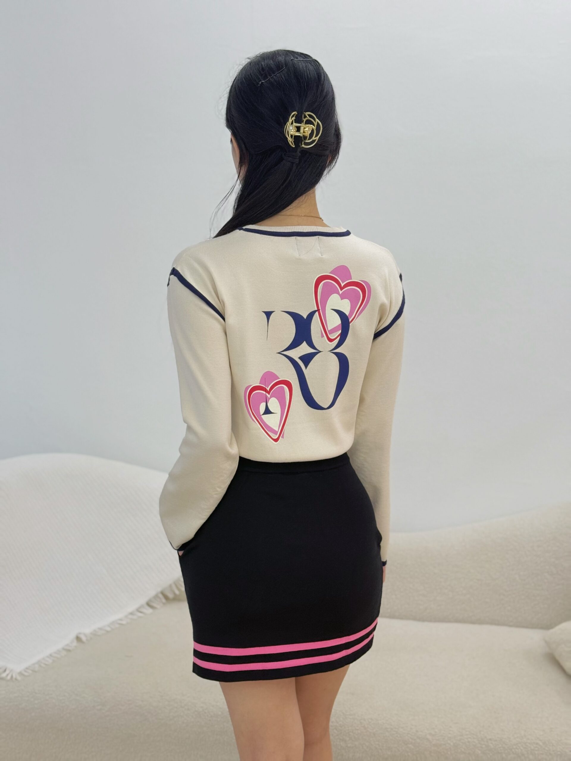 Cupid Skirt in Black - Image 5