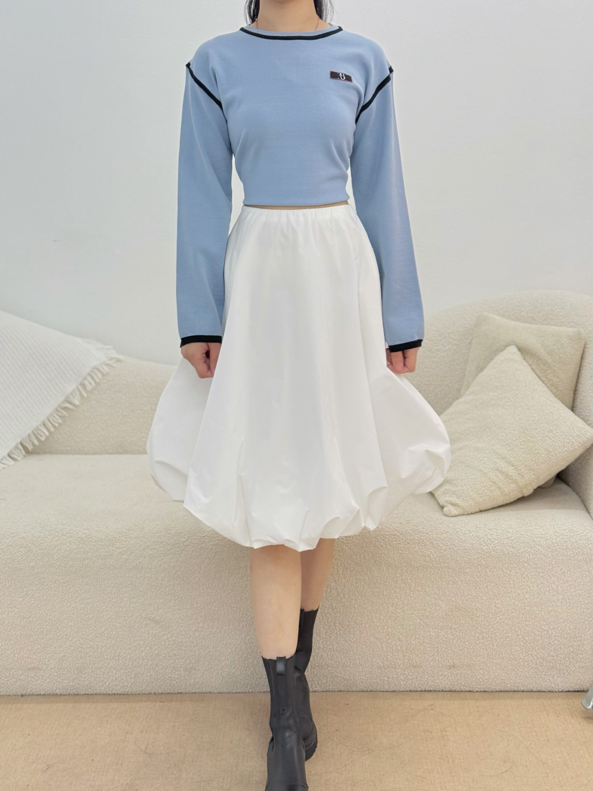 Cupid Blouse in Lapis Blue - Image 6