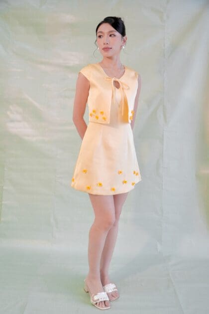 Alternative view of Mirage Top in Yellow