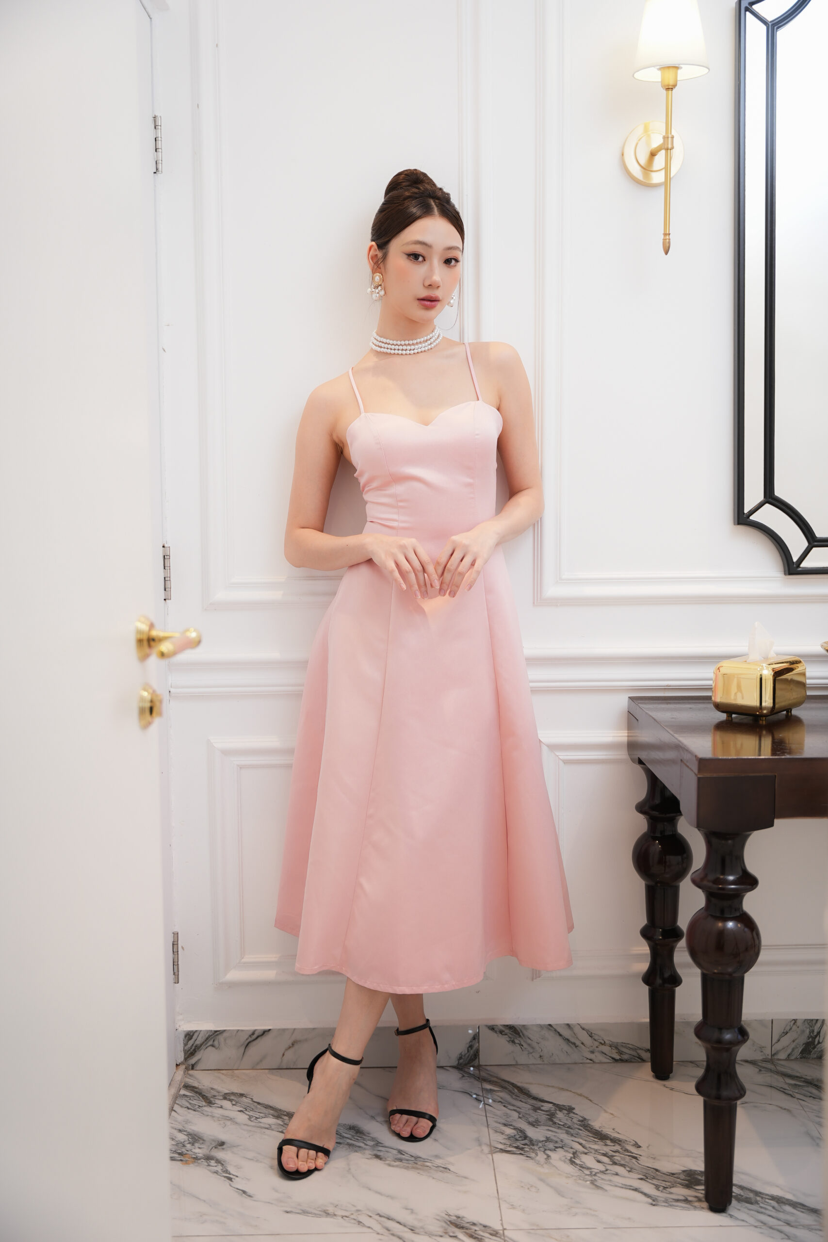 Party Maxi Dress in Pink - Image 2