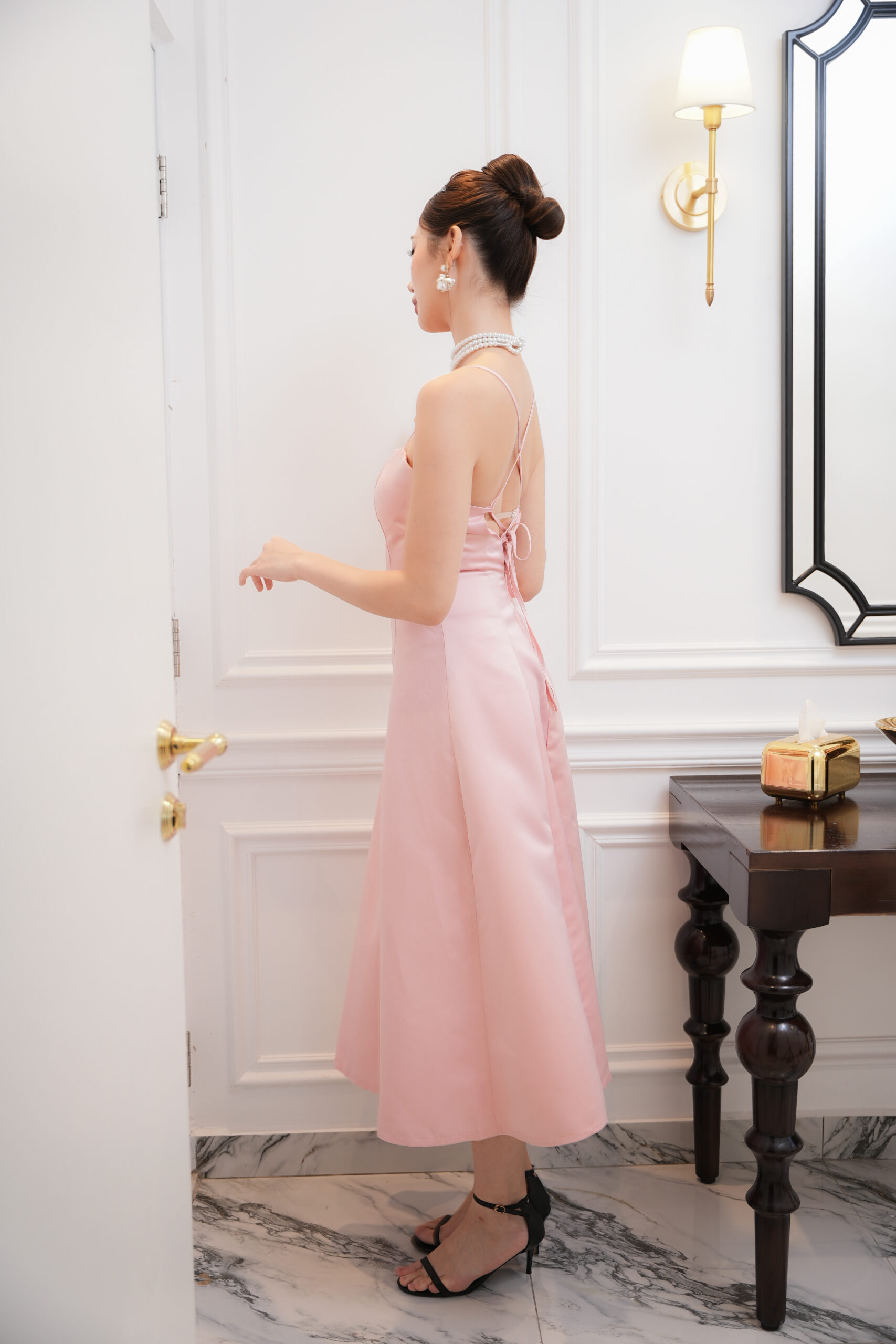 Party Maxi Dress in Pink - Image 3