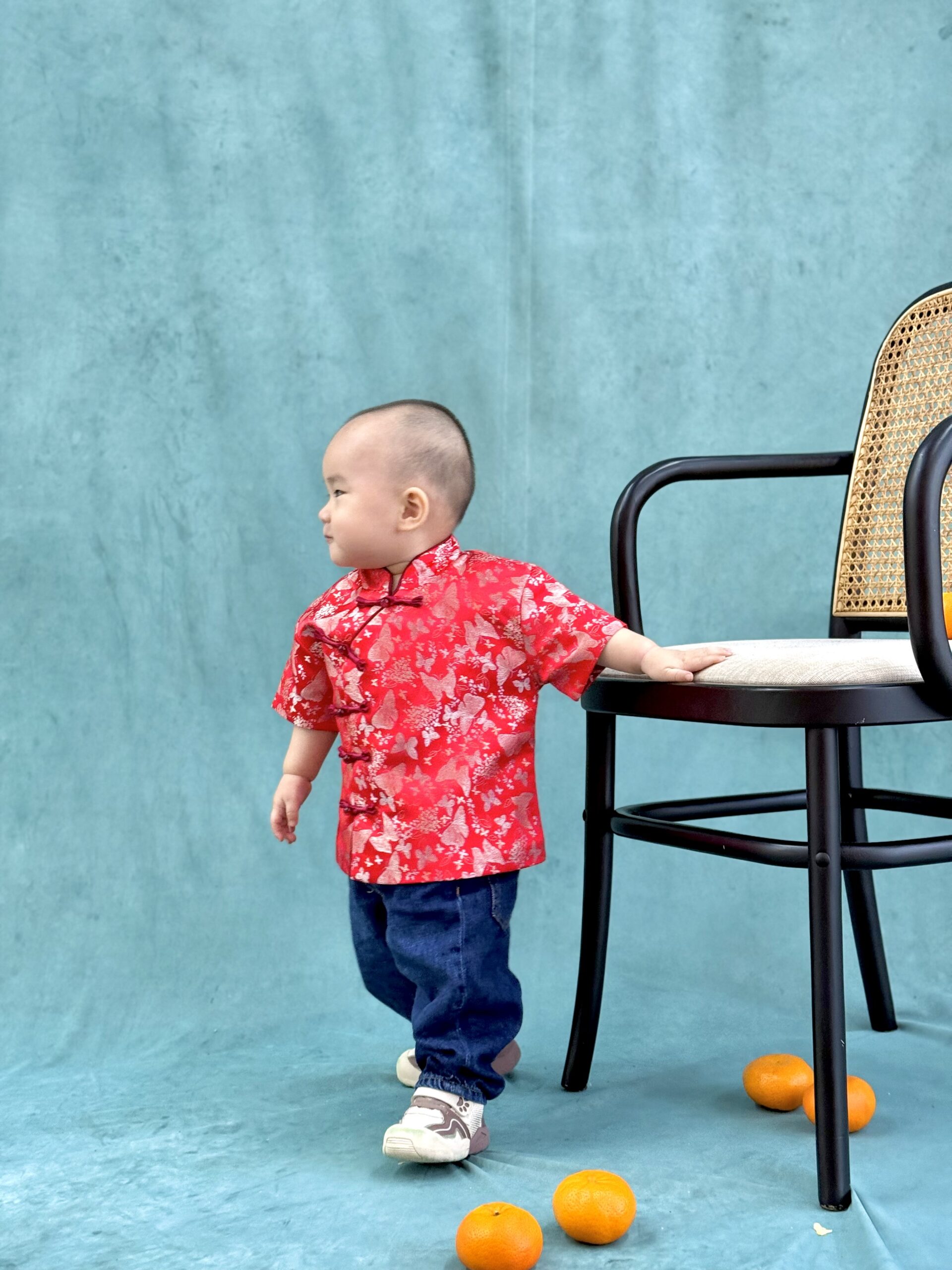 Eden Boy Top in Red - Image 5