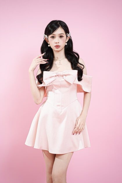 Alternative view of Blush Mini Dress in Pink