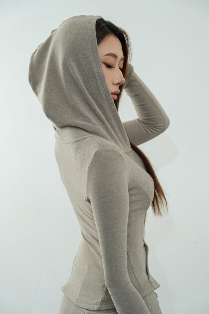 Alternative view of Muse Jacket in Grey