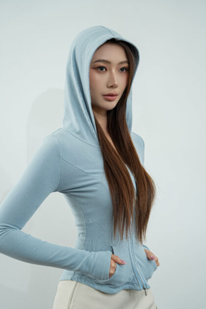 Alternative view of Muse Jacket in Blue (Backorder)