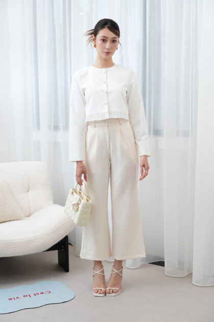 Alternative view of Satin Lover Blazer in White