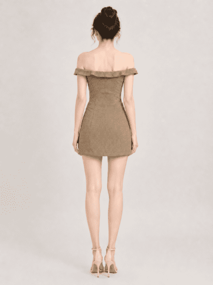 Alternative view of Sim-Off Shoulder in Checker