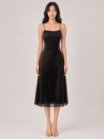 FTF Long Dress in Black