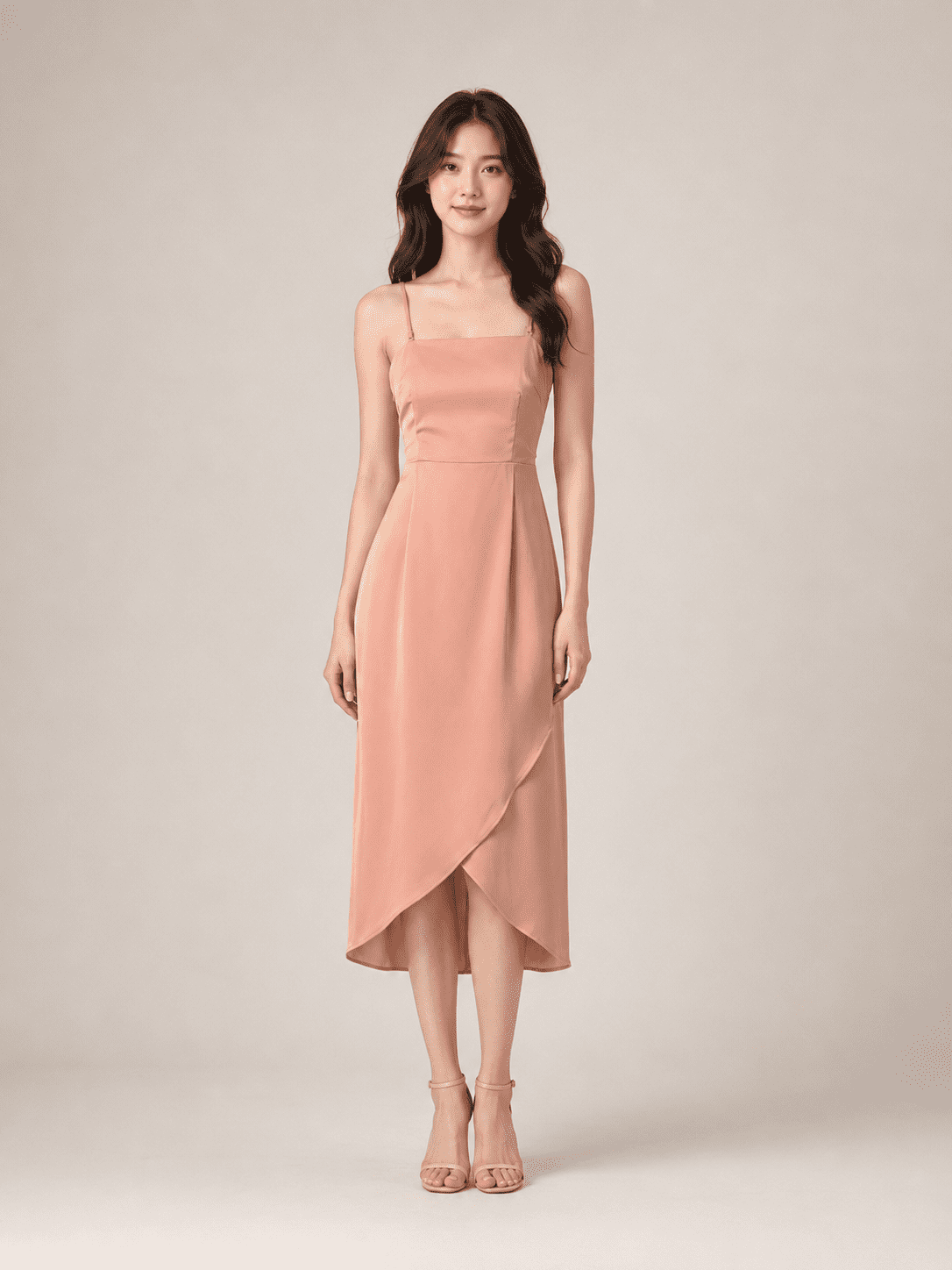 Dawn Long Dress in Pink