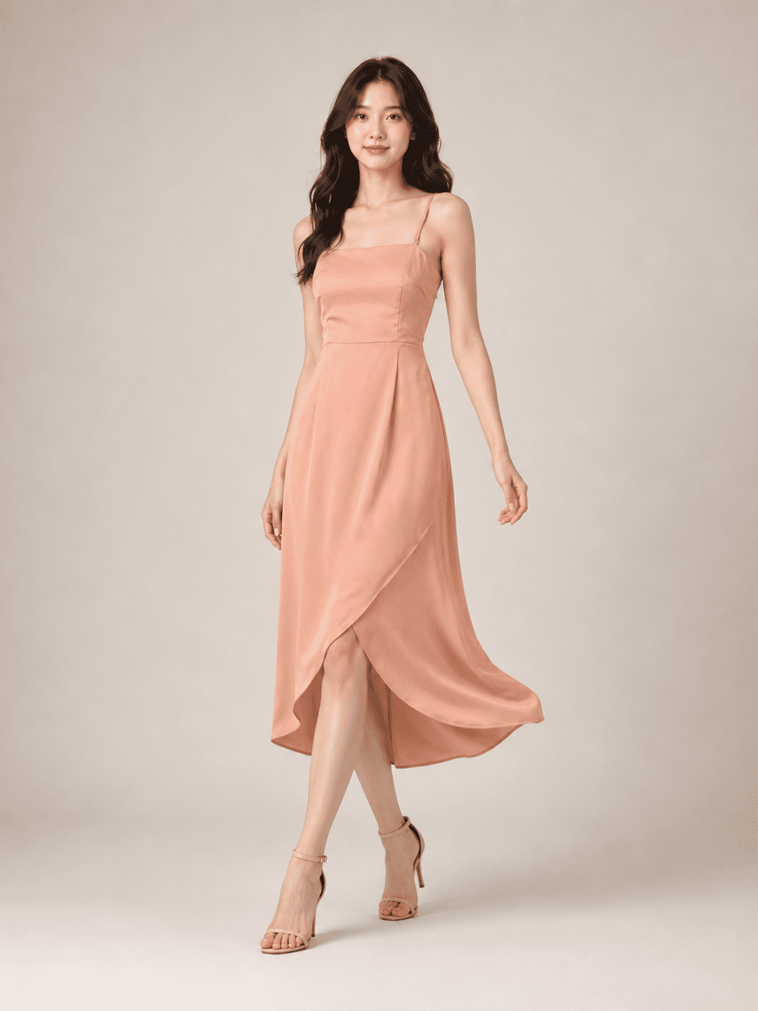 Dawn Long Dress in Pink - Image 4