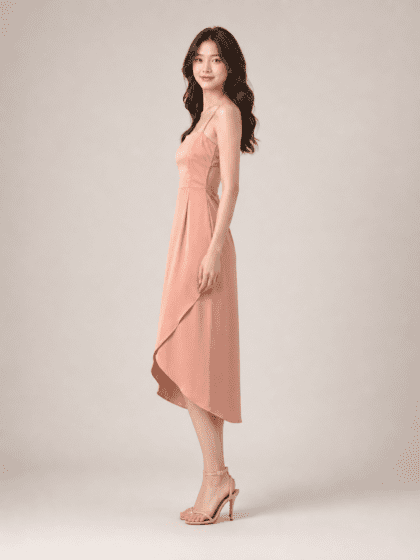 Alternative view of Dawn Long Dress in Pink