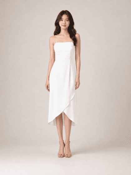 Dawn Long Dress in White