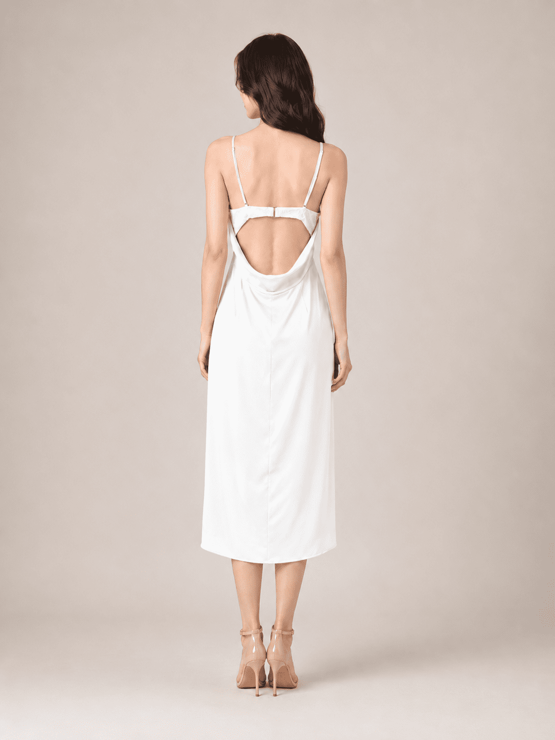 Dawn Long Dress in White - Image 3