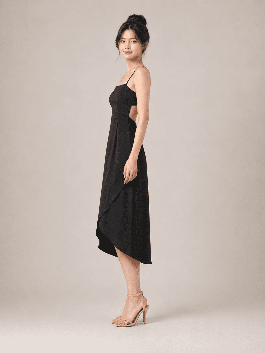 Dawn Long Dress in Black - Image 2
