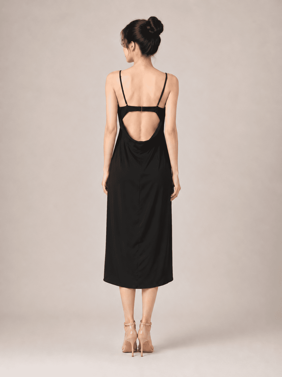 Dawn Long Dress in Black - Image 3