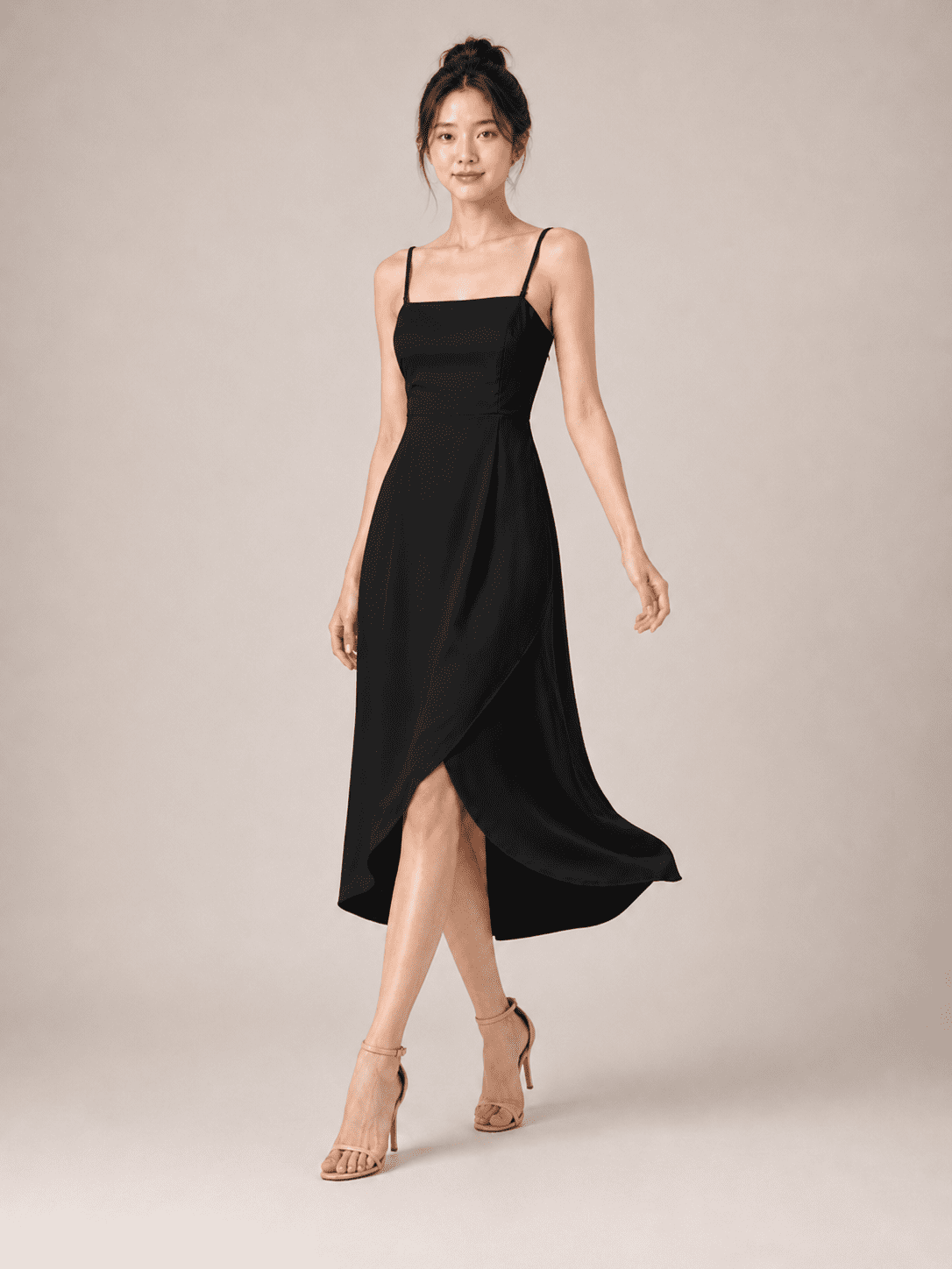 Dawn Long Dress in Black - Image 4