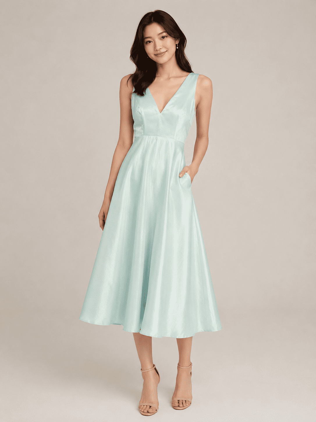 Clara Maxi Dress in Mint