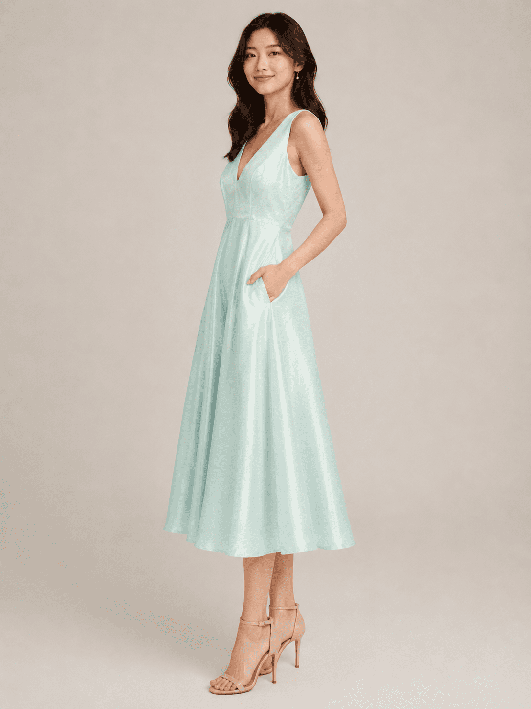 Clara Maxi Dress in Mint - Image 4