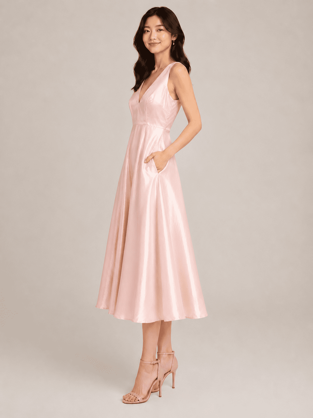 Clara Maxi Dress in Pink - Image 4