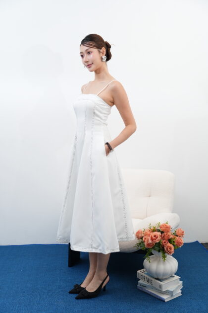 Alternative view of Kyley Dress in White