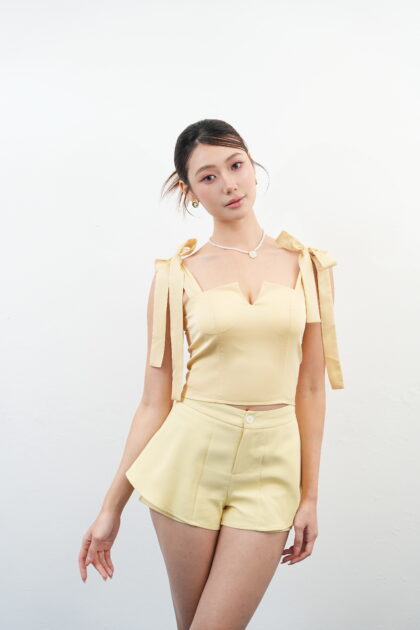 Bleu Top in Yellow