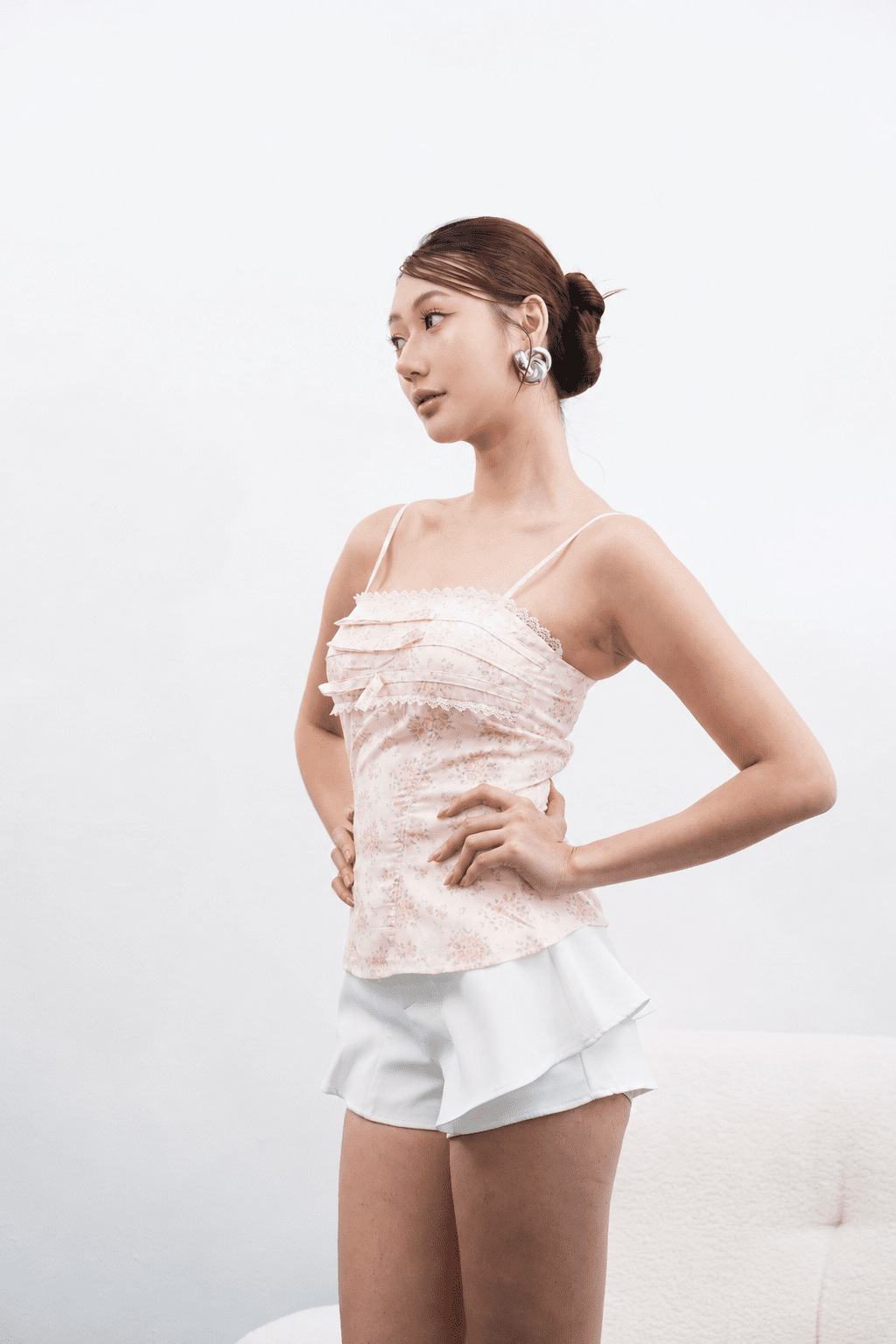 X Corset in Pink Print - Image 4