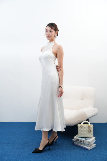 Alternative view of X Dress in White