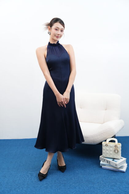 Alternative view of X Dress in Navy