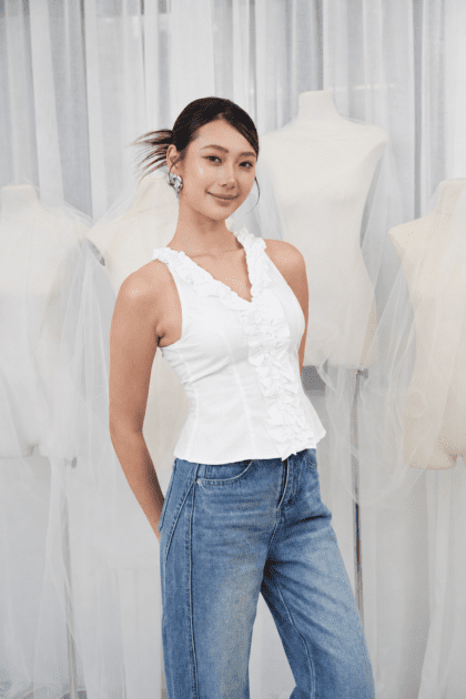 X Top in White
