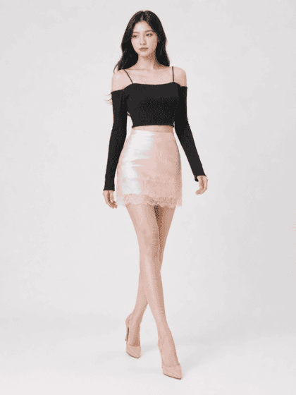 Nixx Skirt in Pink