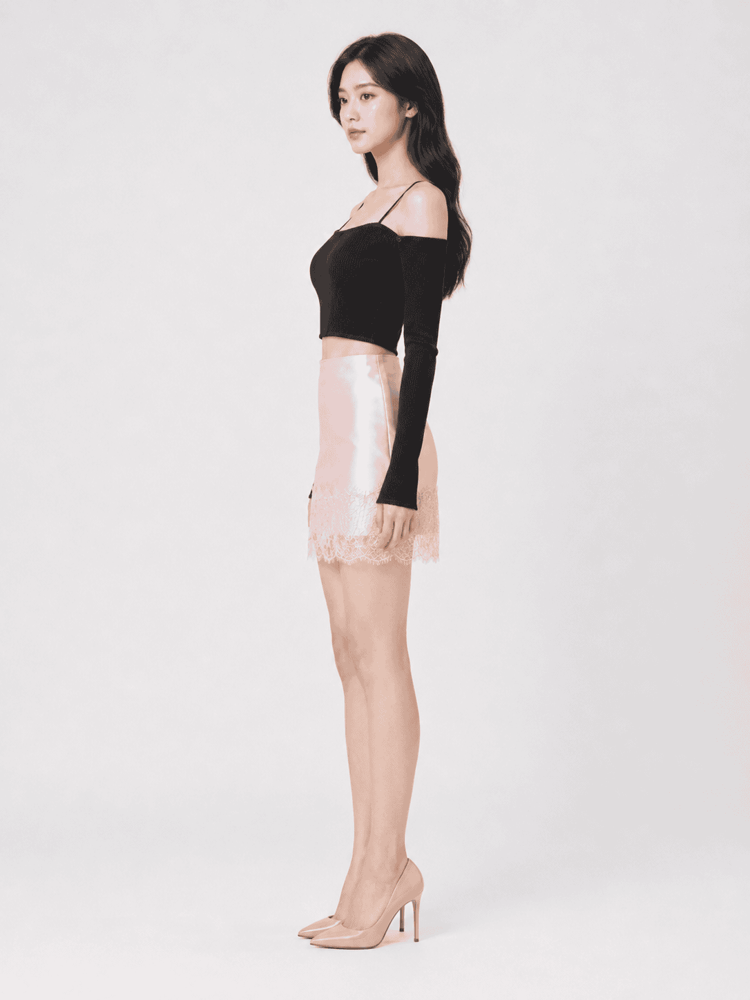 Nixx Skirt in Pink - Image 3