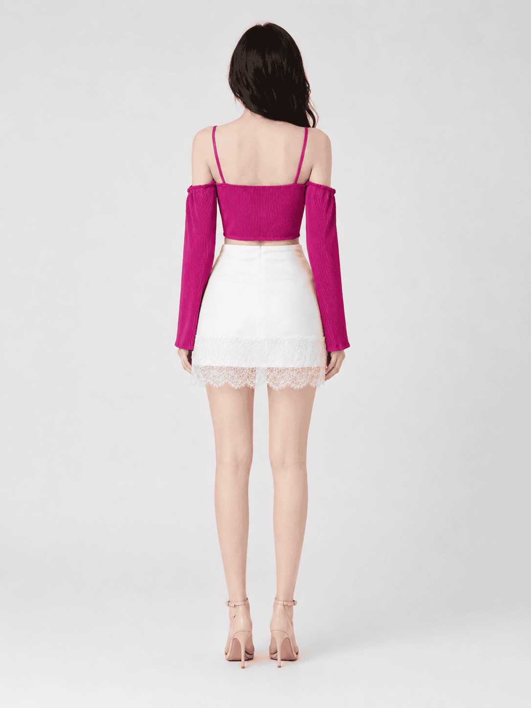 Nixx Crop Top in Pink - Image 2