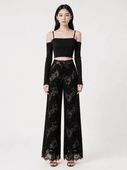 Nixx Crop Top in Black