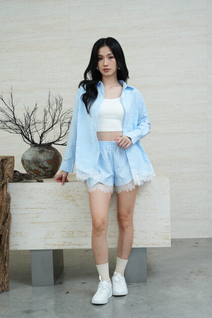 BFF Short in Stripe Blue