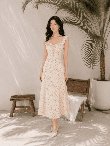 Alternative view of Cha Cha Long Dress in White