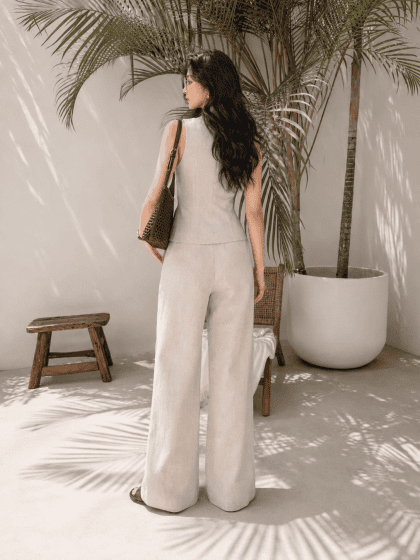 Cha Cha Vest in Cream - Image 5