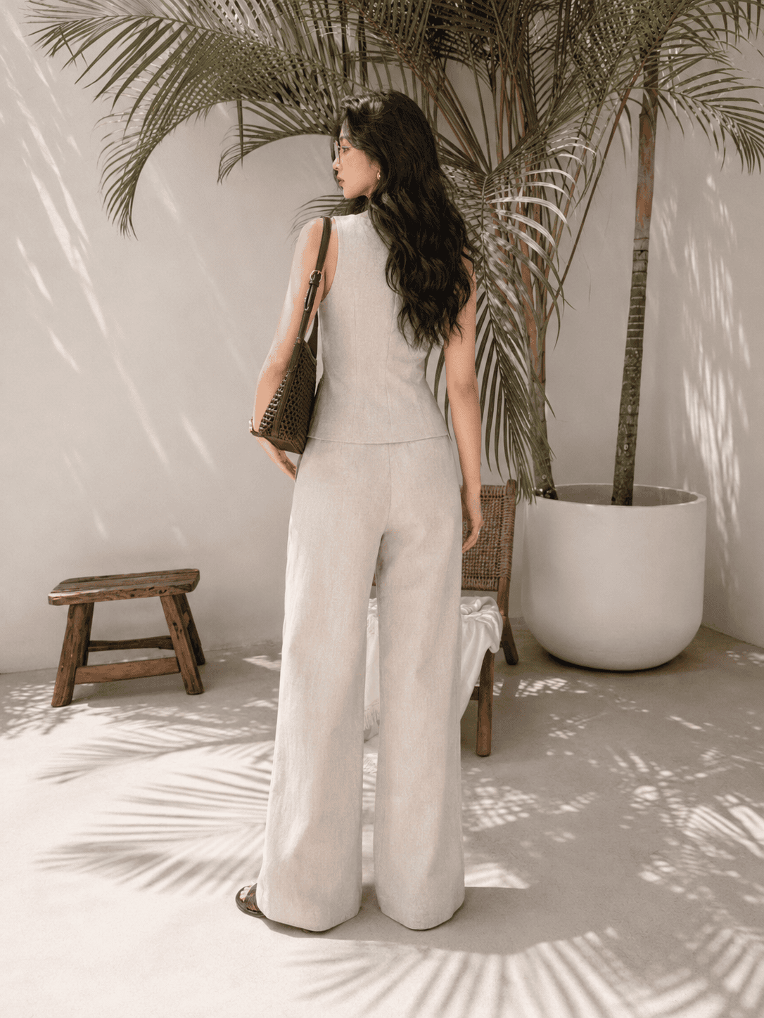 Cha Cha Vest in Cream - Image 5