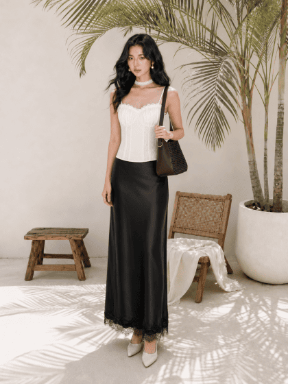 Cha Cha Corset in White