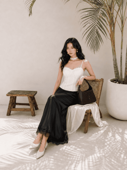 Cha Cha Corset in White - Image 6