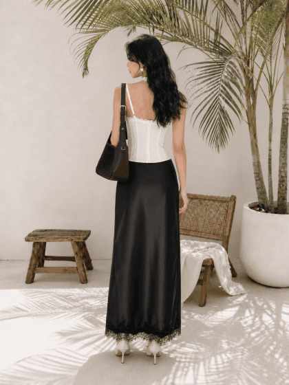 Cha Cha Corset in White - Image 5