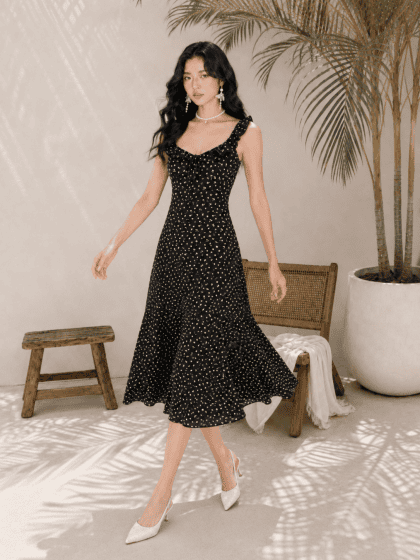 Alternative view of Cha Cha Long Dress in Black