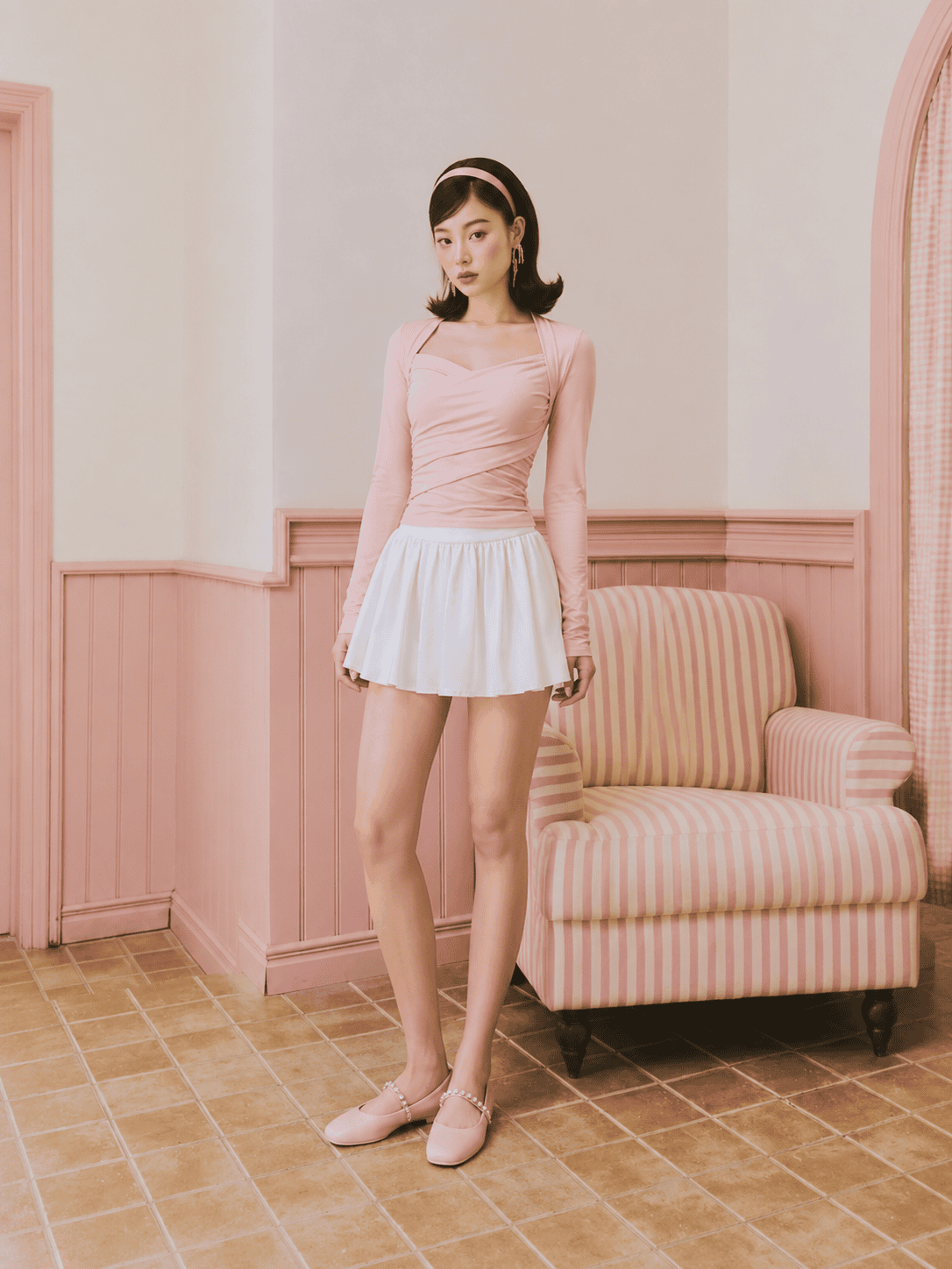 Muse Blouse in Pink