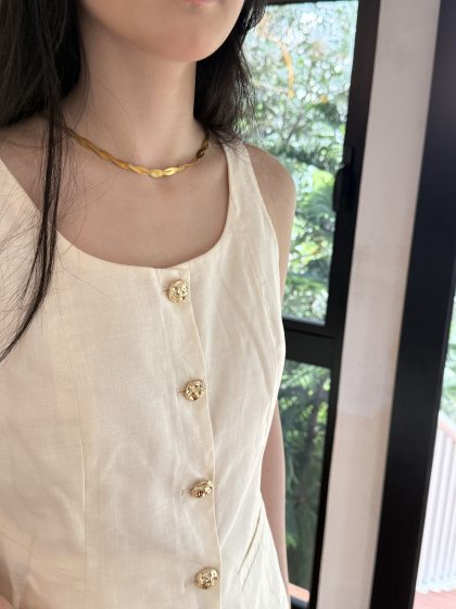 Cha Cha Vest in Cream - Image 3