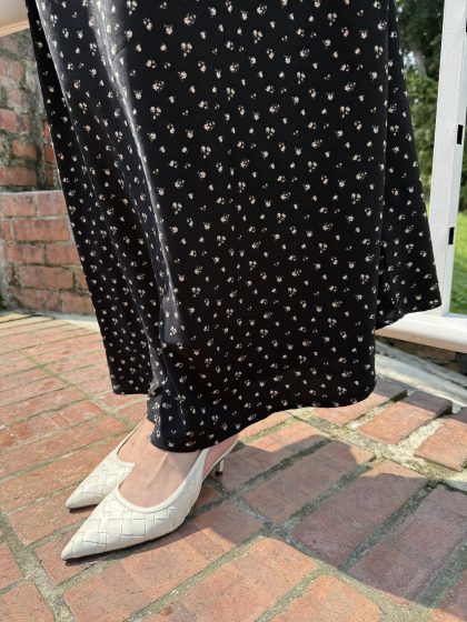 Cha Cha Long Dress in Black - Image 4