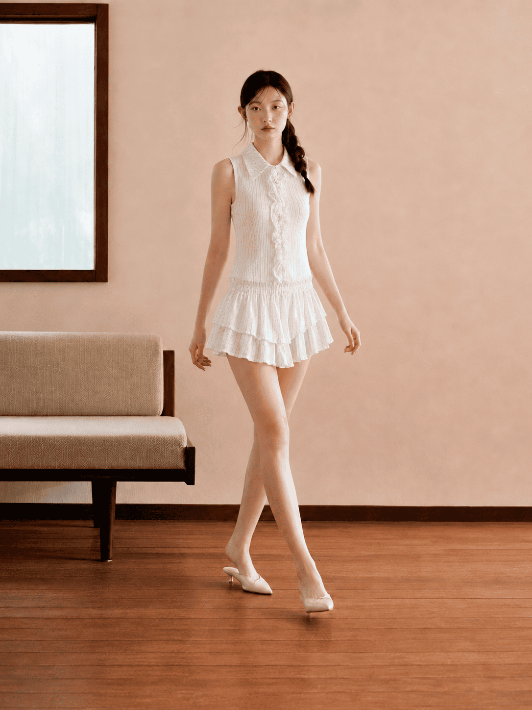 Vava Skort in White