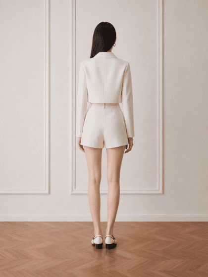 Cha Cha Blazer in Cream - Image 4