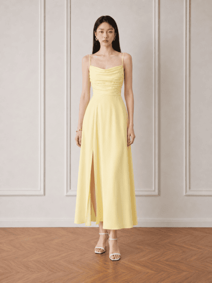 Alternative view of Denise Dress in Yellow